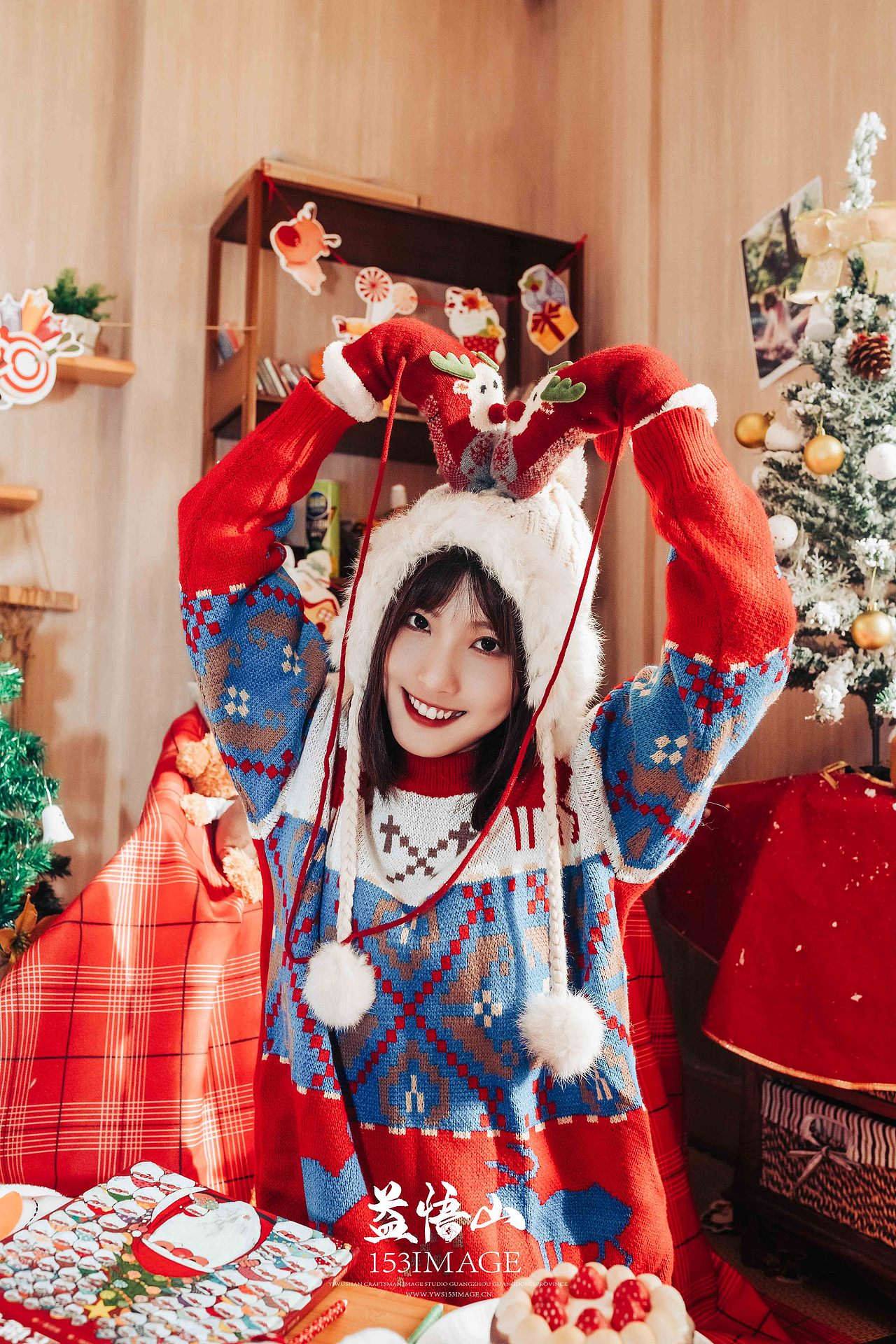 网红圣诞双胞胎姐妹