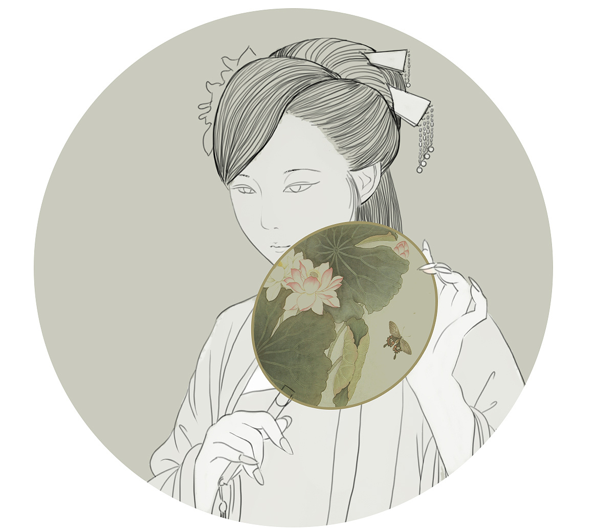 ps画工笔美女(含步奏)