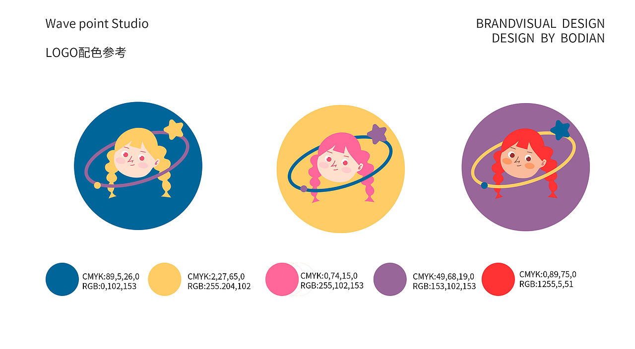 波点工作室原创插画Logo设计（图ZMjA1OTg2MTIw） - 图标 - 站酷设计师宇宙无敌的波点原创素材 - 站酷ZCOOL