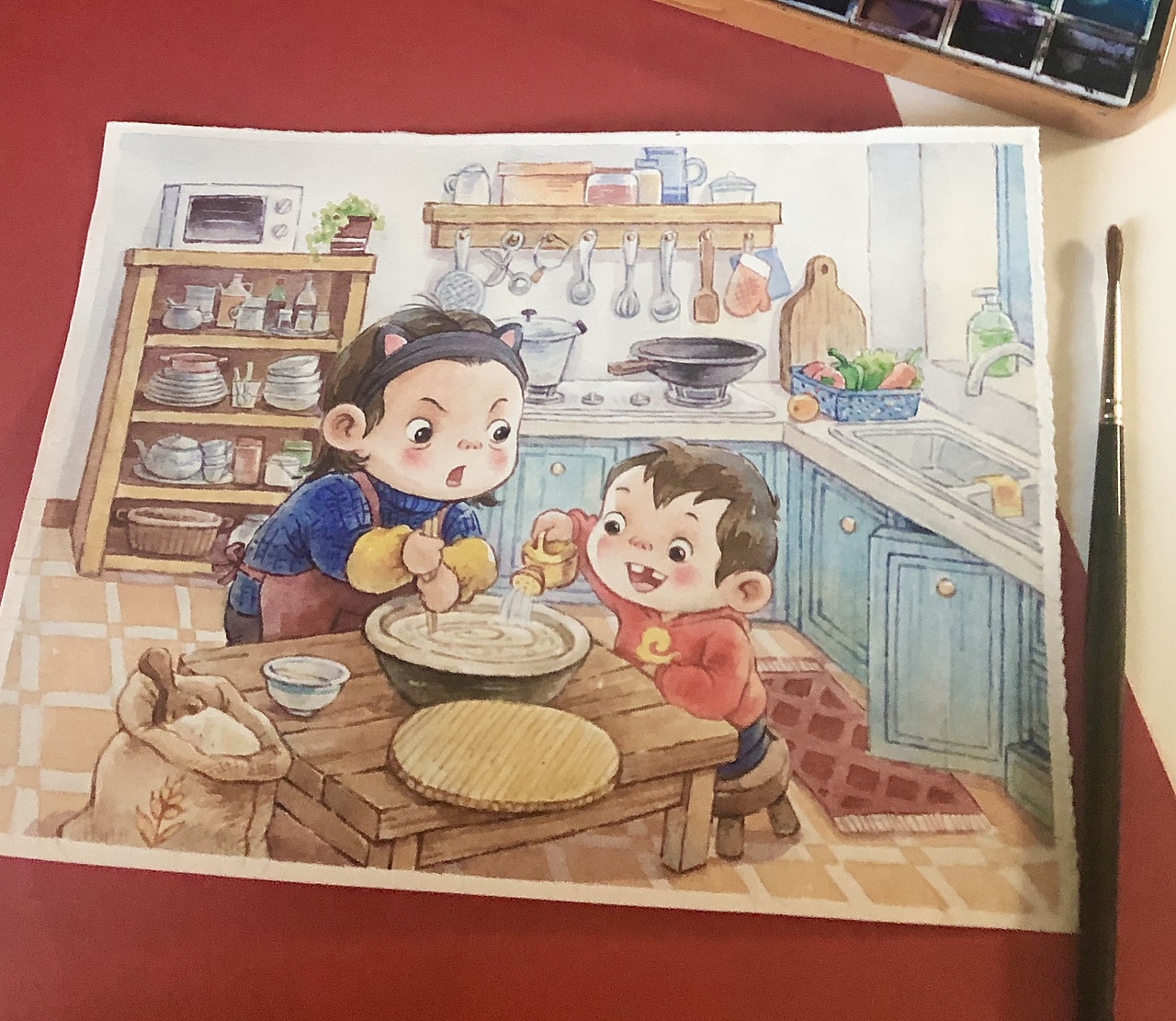 鼠实不易，牛转乾坤！（图ZMjQyNTY0Mjcy） - 儿童插画 - 站酷设计师上帝的布偶原创素材 - 站酷ZCOOL