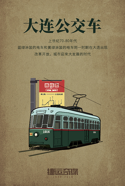 捷运奇缘-我的大连公交车记忆全图