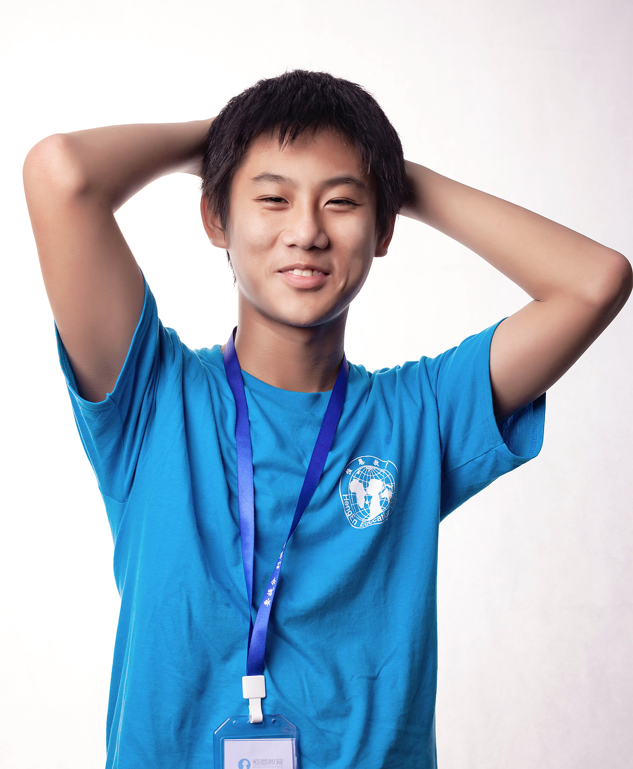 夏令营青少年形象照摄影