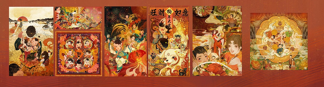 「三兔共月 花好月圆」中秋节月饼礼盒包装商用贺图（图ZMTI5NDI5NzY4） - 商业插画 - 站酷设计师乘川原创素材 - 站酷ZCOOL