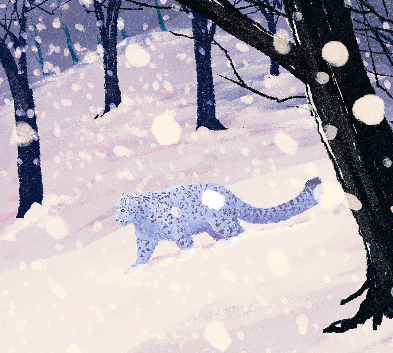 冬日（图ZMjgyMDUyNDA4） - 艺术插画 - 站酷设计师黃昱銘插畫原创素材 - 站酷ZCOOL