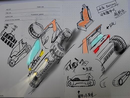 可变履带式越野车