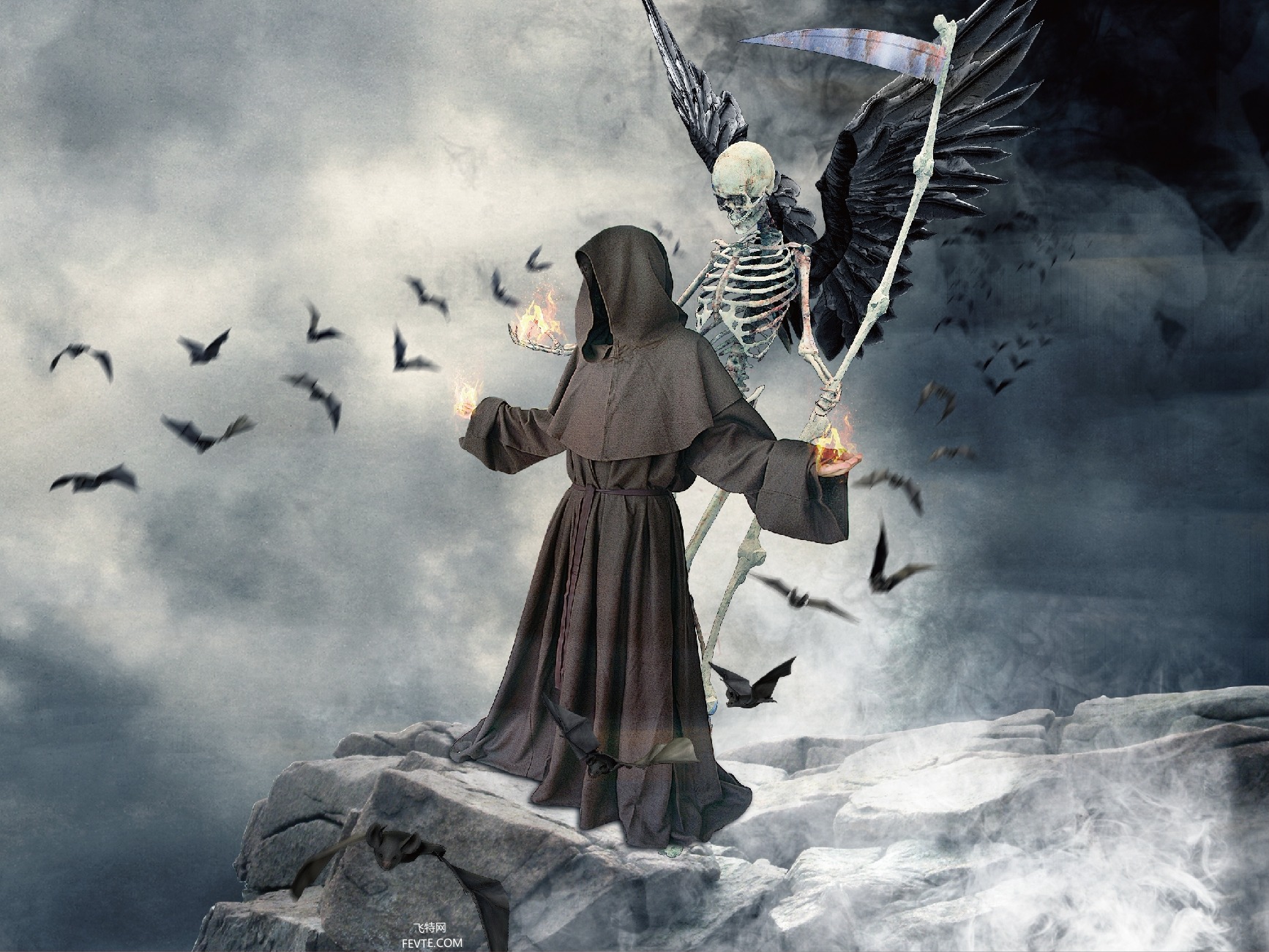 ps合成骷髅巫师教程,你知道吗?