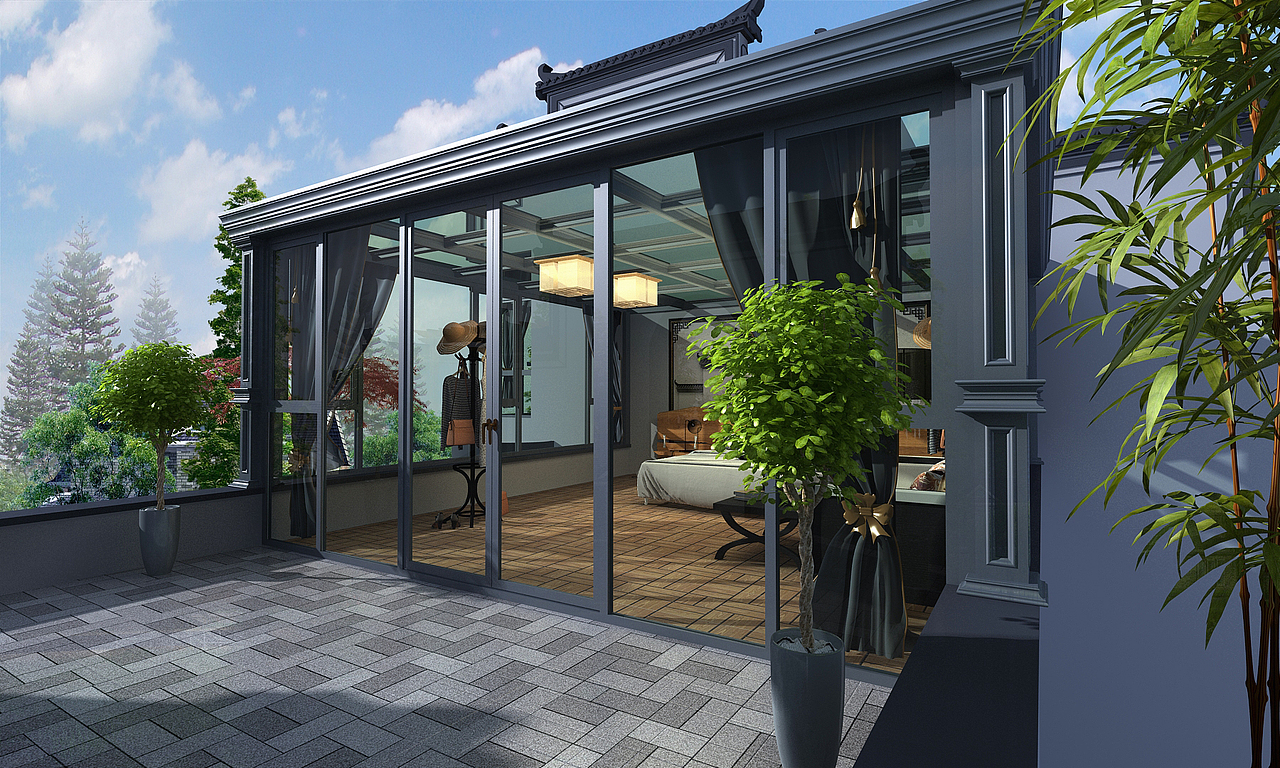 徽派建筑,庭院设计