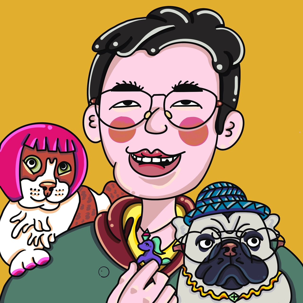 人物头像|我的丑丑画