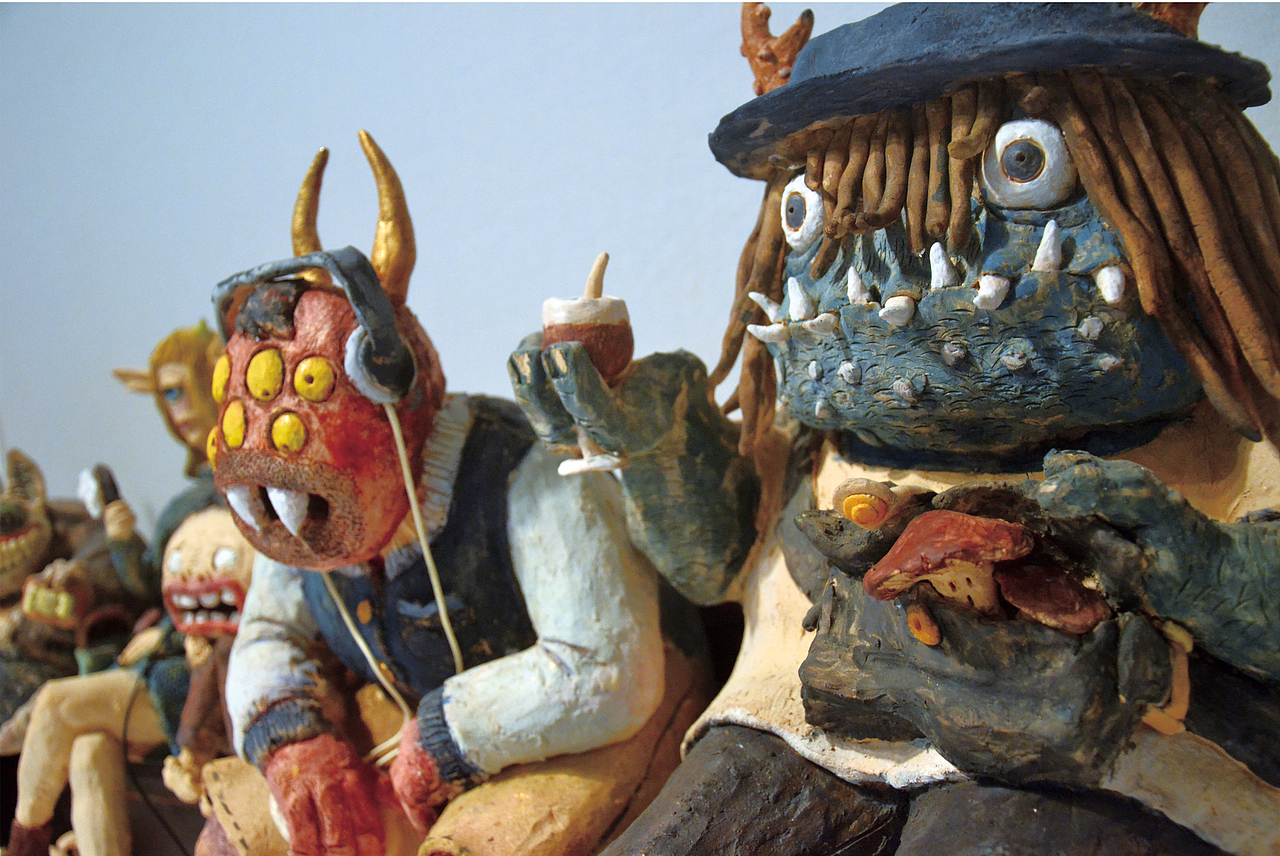 怪物地铁（图ZNzE0NjA2NzY=） - 手办/模玩 - 站酷设计师恶女是我原创素材 - 站酷ZCOOL