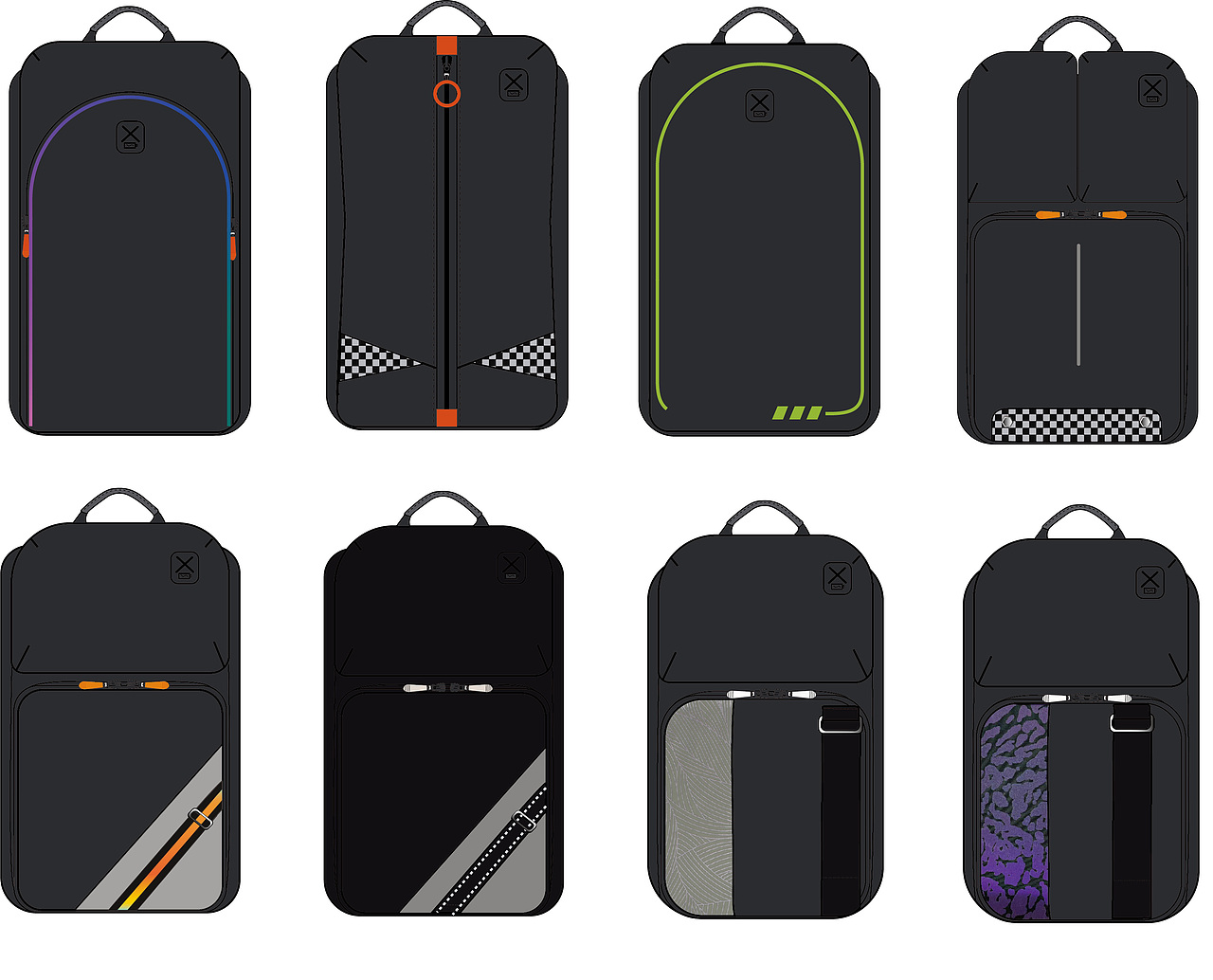 部分包袋设计作品