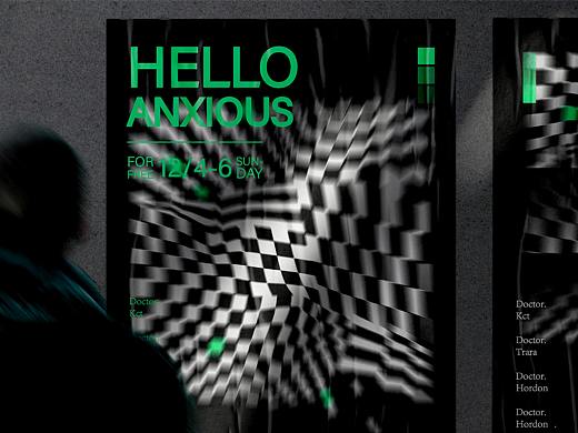 pick up and post it | 焦虑概念海报