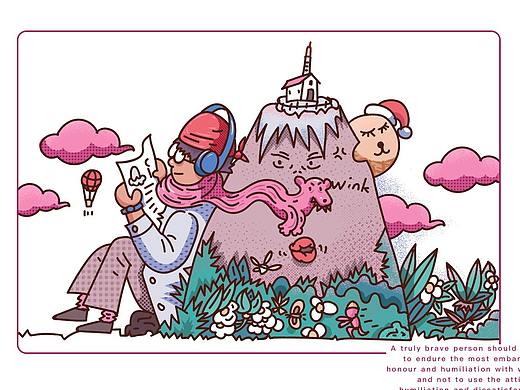 近期插画整理01 - 《孤独的时候》（个人主页-ZMzQ0NDg0NDQ=） - 商业插画 - 站酷设计师安的疯原创素材 - 站酷ZCOOL