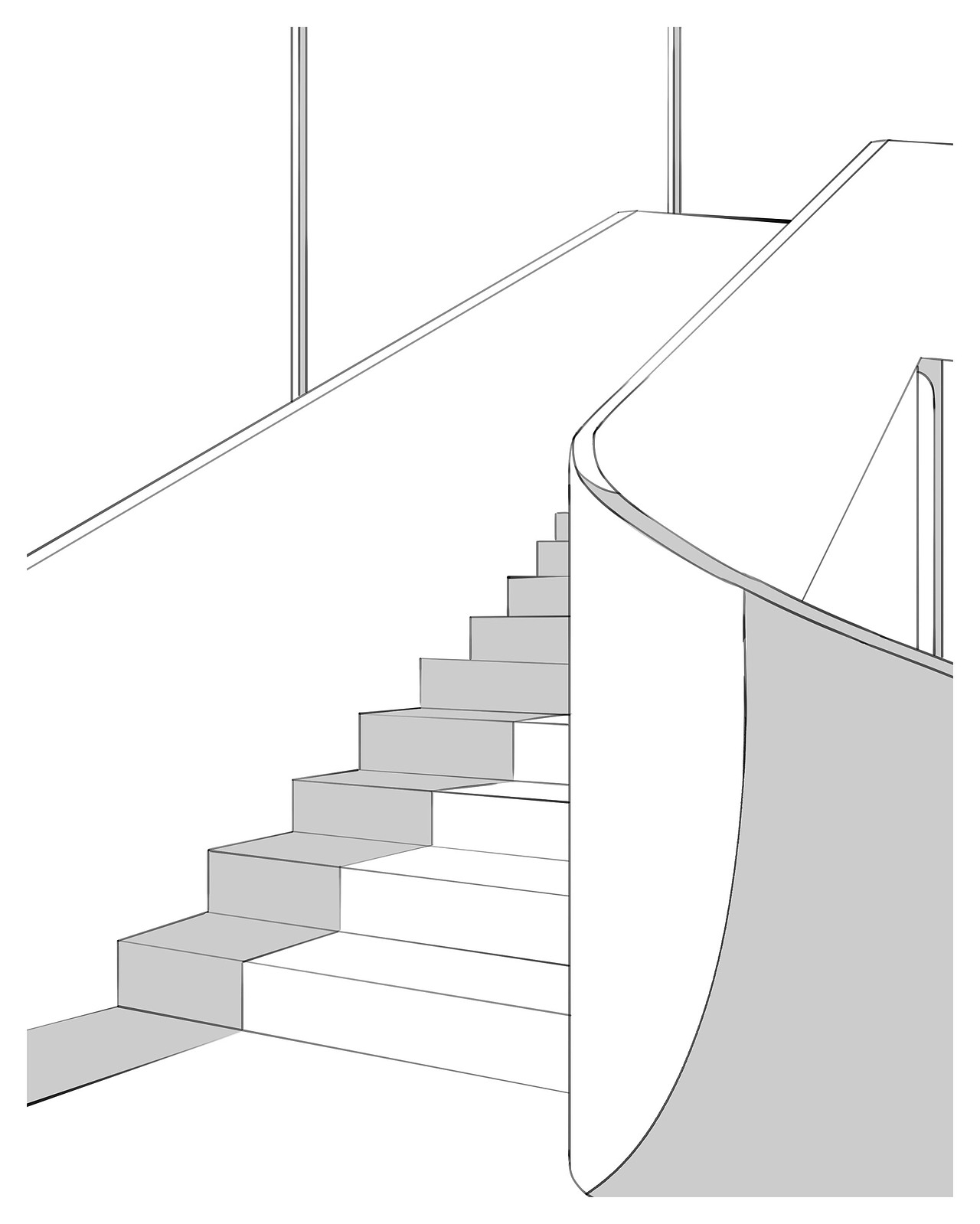 楼梯装饰画