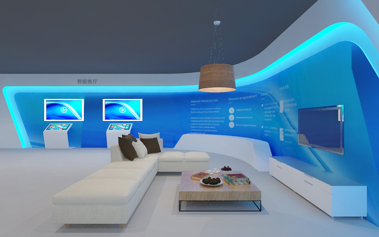 一层智能家居安防展厅