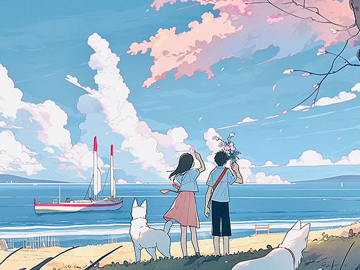 矢量插画-mj绘画练习