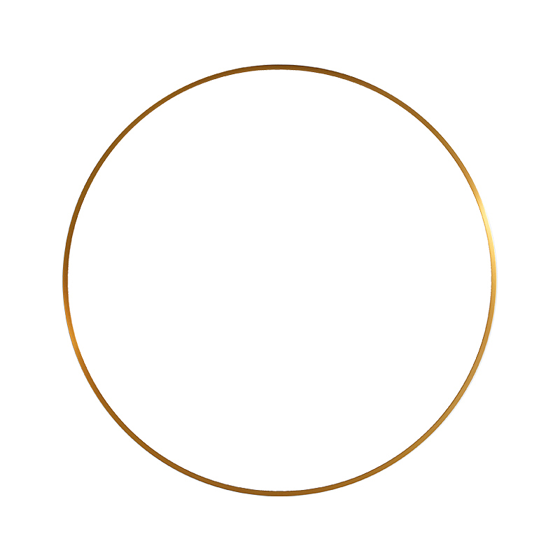 【拉丝钛金正圆加厚款镜框】美日来不锈钢卫浴配件定制