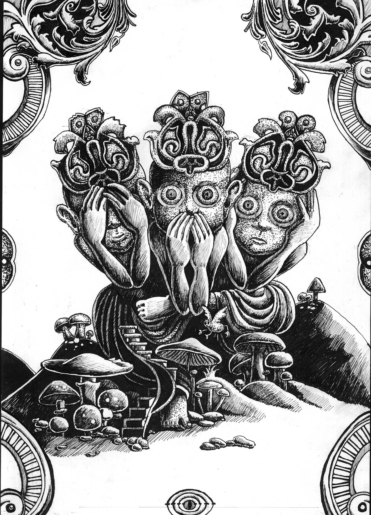 临摹手绘——钢笔点画 - 原创作品 - 站酷(zcool)