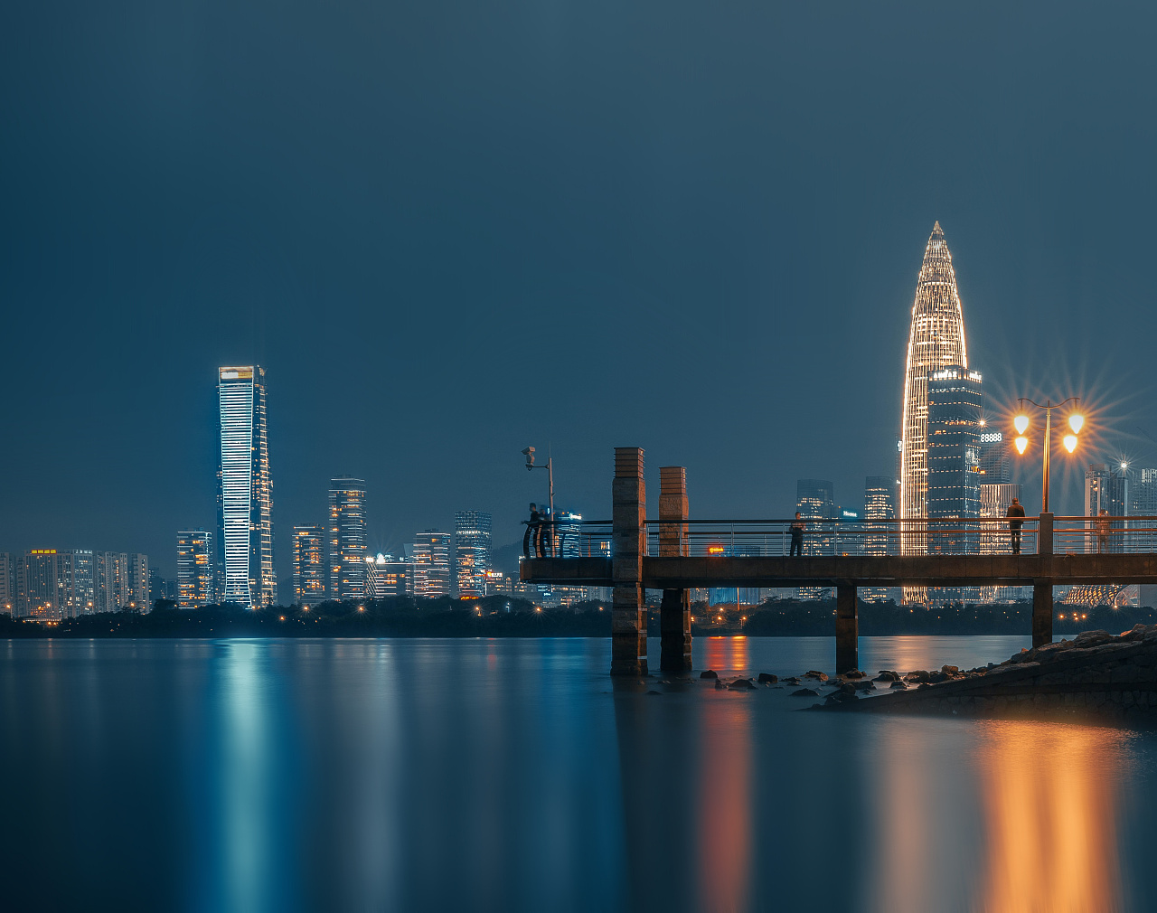 深圳湾之夜