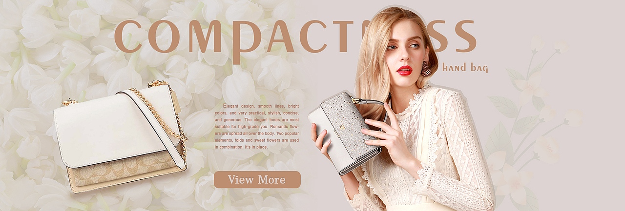 箱包海报排版+首页排版