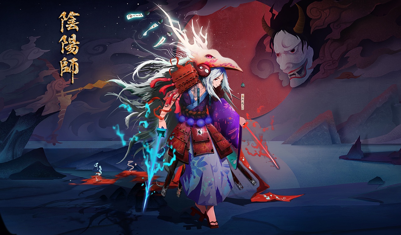 阴阳师-|插画|游戏原画|白茶啊 - 原创作品 - 站酷 (zcool)
