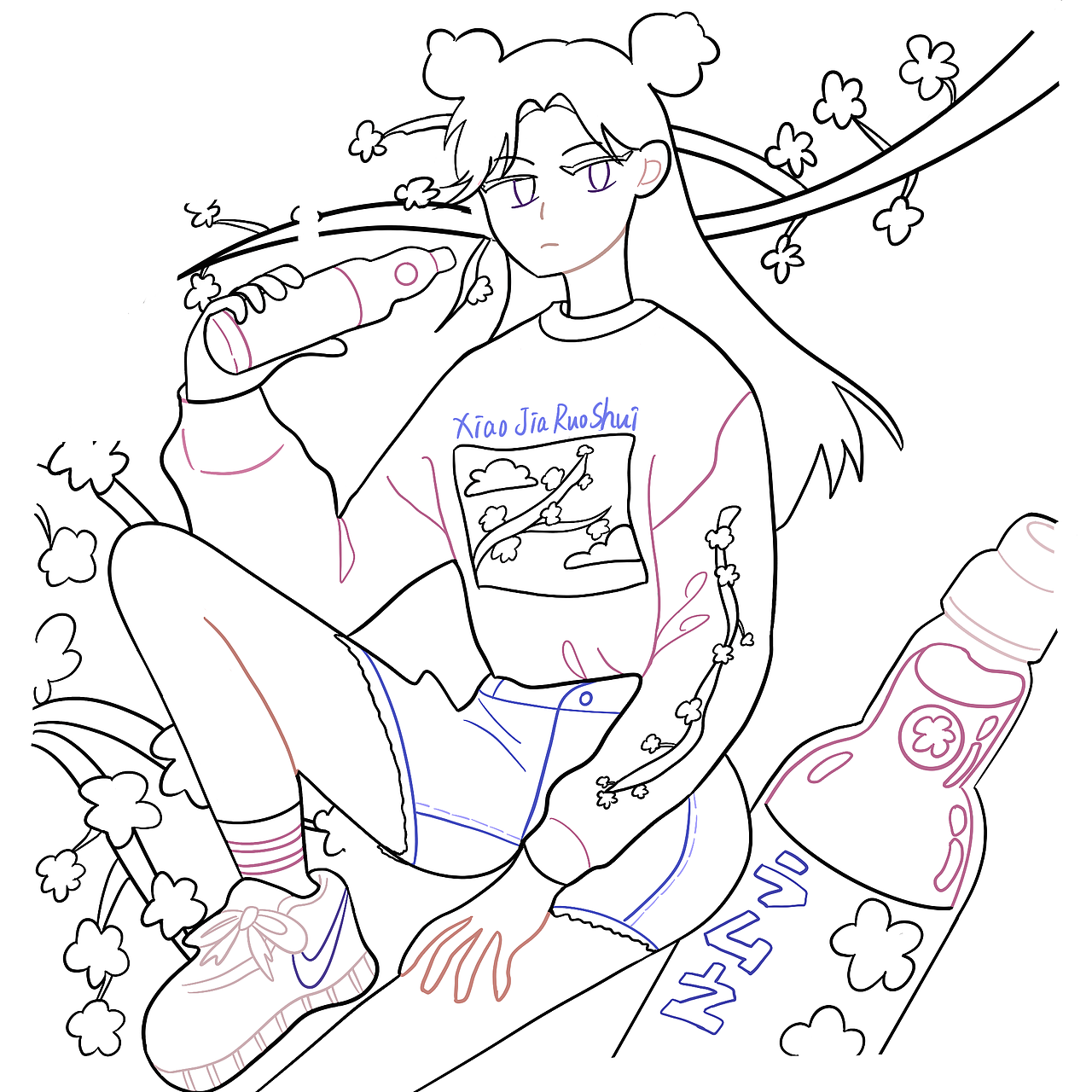 糖果色插画（图ZMjUwNjIzOTg0） - 商业插画 - 站酷设计师小贾若水原创素材 - 站酷ZCOOL