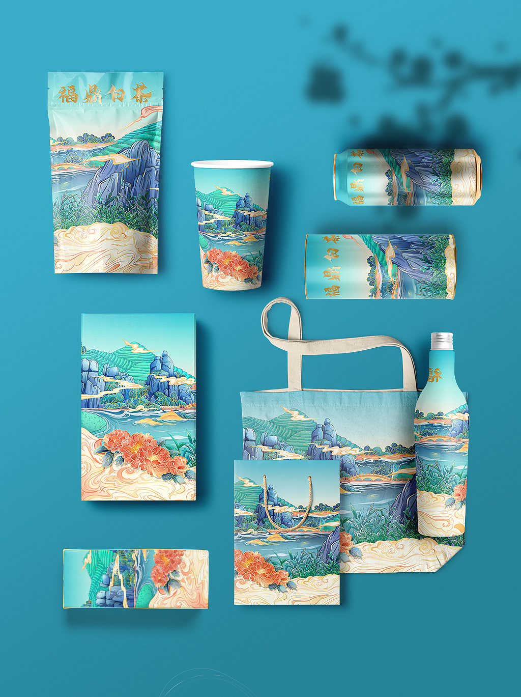 太姥山夫妻峰-《福鼎白茶》