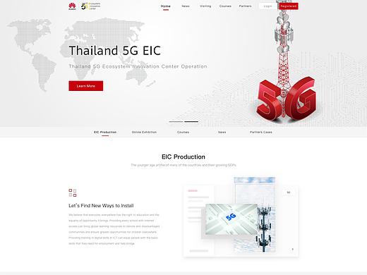 Minisite-泰国5G EIC项目（个人主页-ZNTMyODc1NjA=） - 企业官网 - 站酷设计师格巨巨原创素材 - 站酷ZCOOL