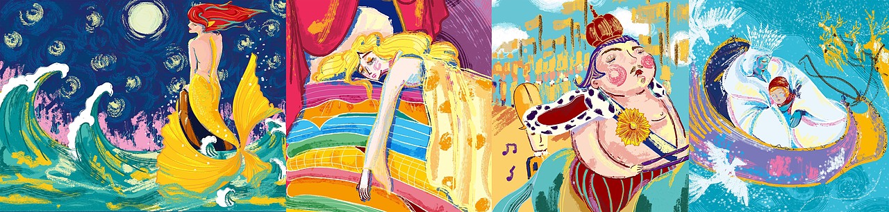 丹麦童话系列(图ZNzgwMDgxNjg=) - 商业插画 - 站酷设计师ZOYE左一原创素材 - 站酷ZCOOL