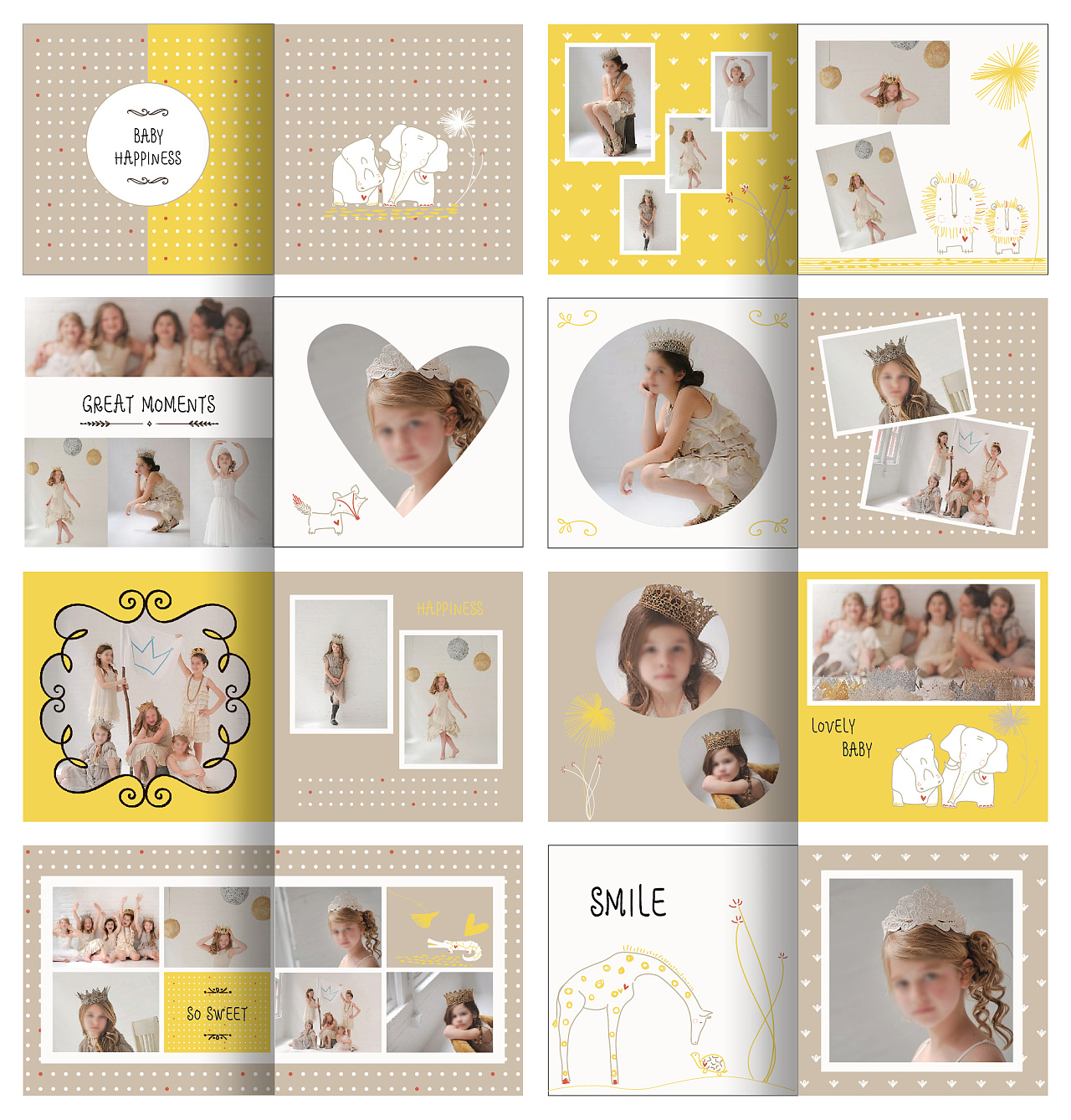 宝宝相册儿童相册相册模板