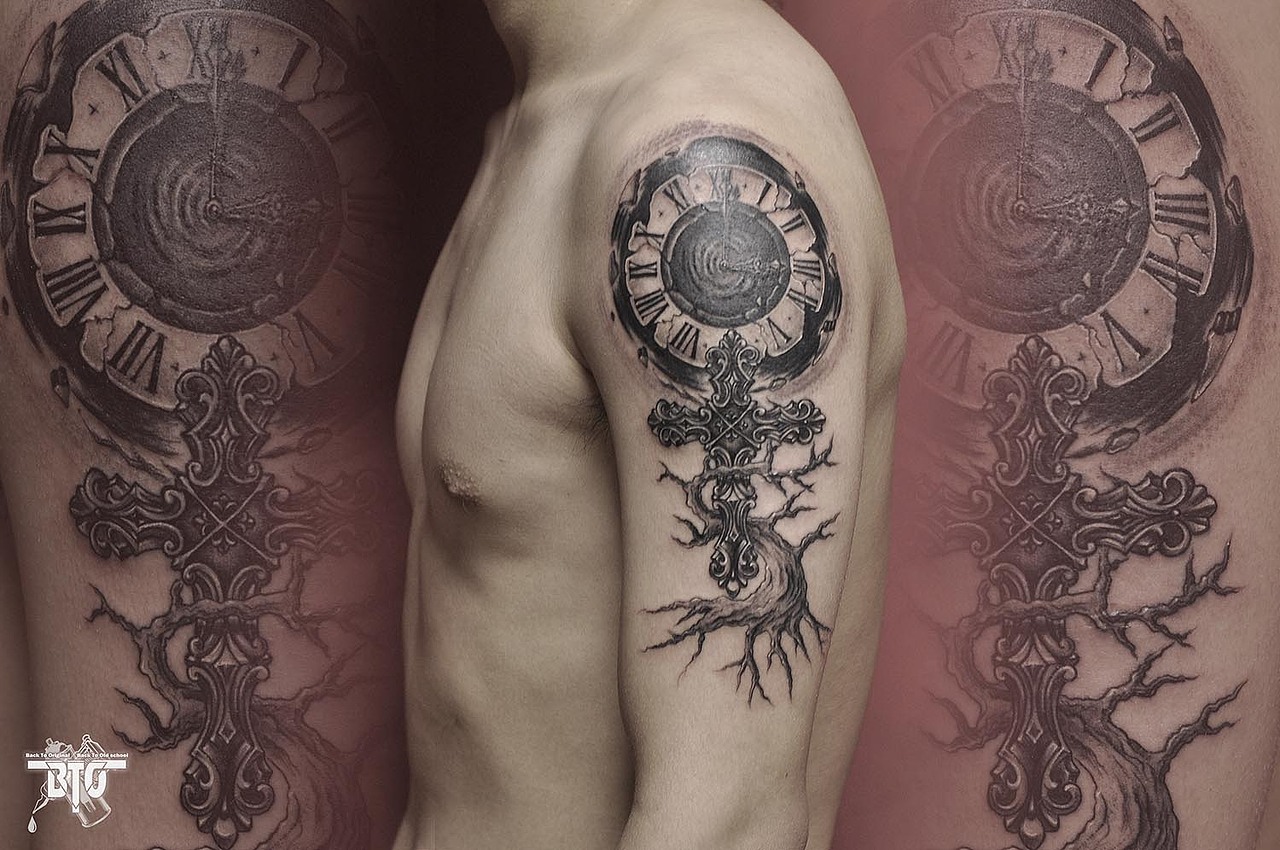 BTO tattoo 原 刺青 呼延良澔 2017部分写实黑灰作品