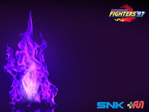 snk正版授权拳皇97八神庵 海报制作展示