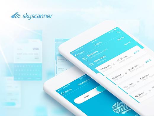 Redesign UI Skyscanner app iOS