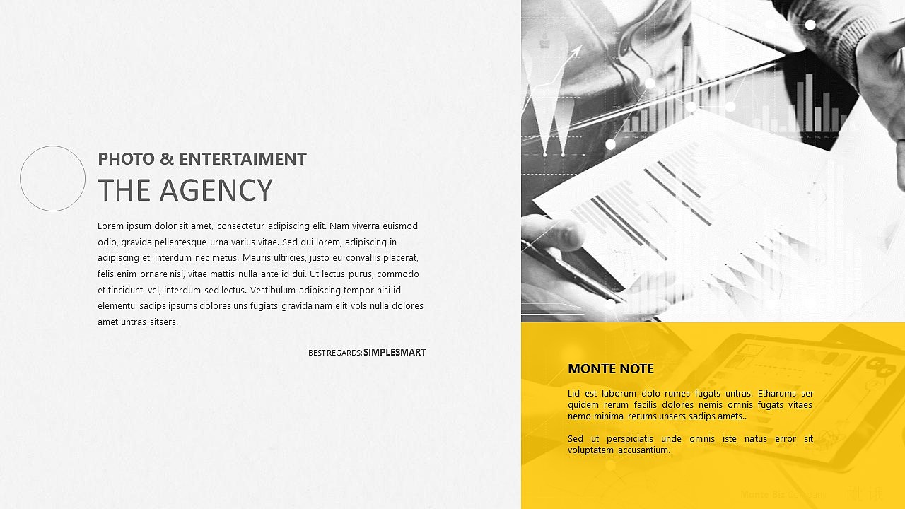 欧美杂志风年终总结年中汇报PPT模板