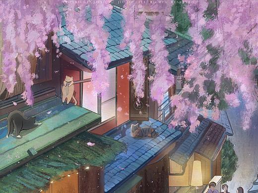 《一只猫的旅行·樱花夜》