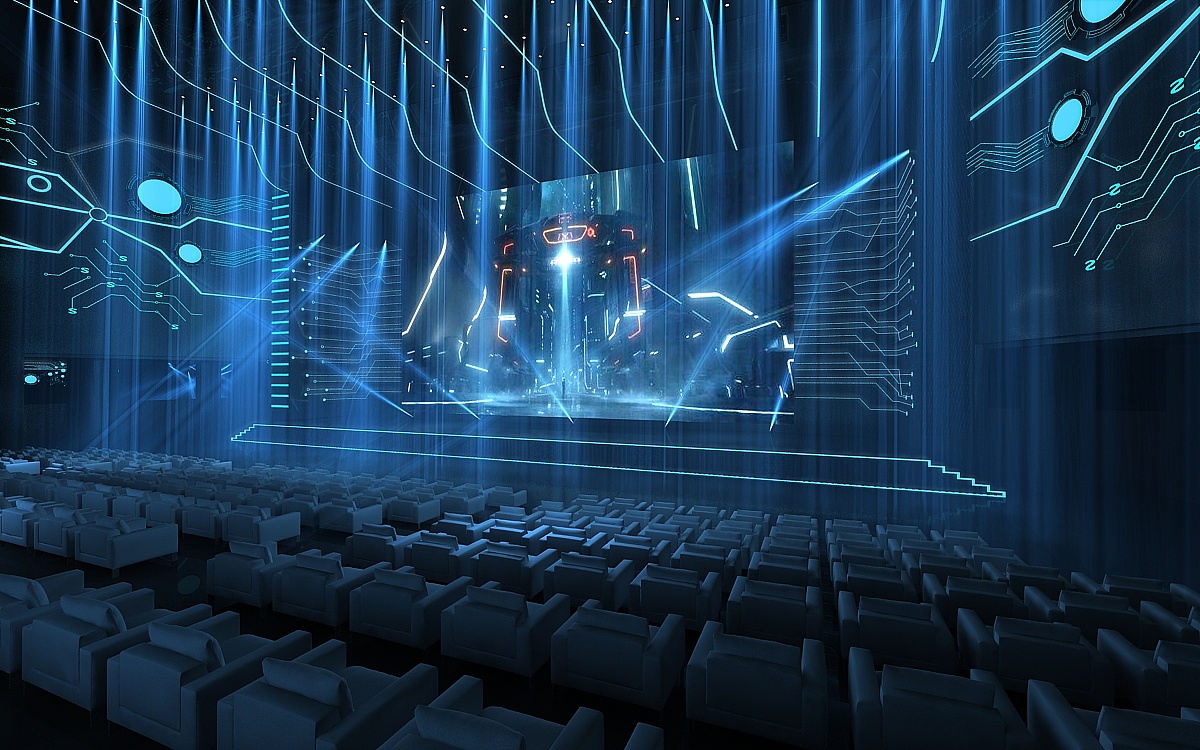 舞美设计舞台科技感灯带线条