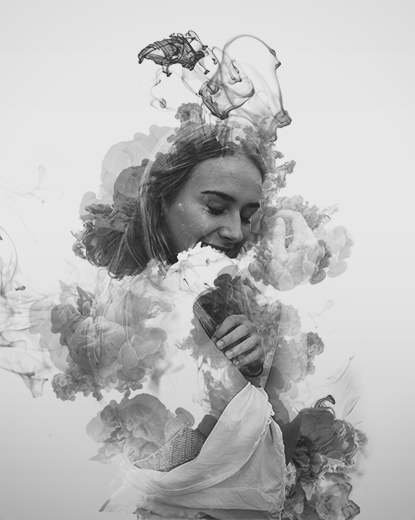 水墨流体人物gif动态效果|摄影|人像|小木当当 - 原创作品 - 站酷