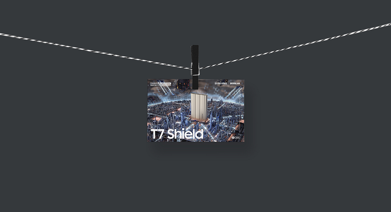 三星&T7 Shield电子城(图ZMzA0NjMxMTky) - 海报 - 站酷设计师WYTdesign原创素材 - 站酷ZCOOL
