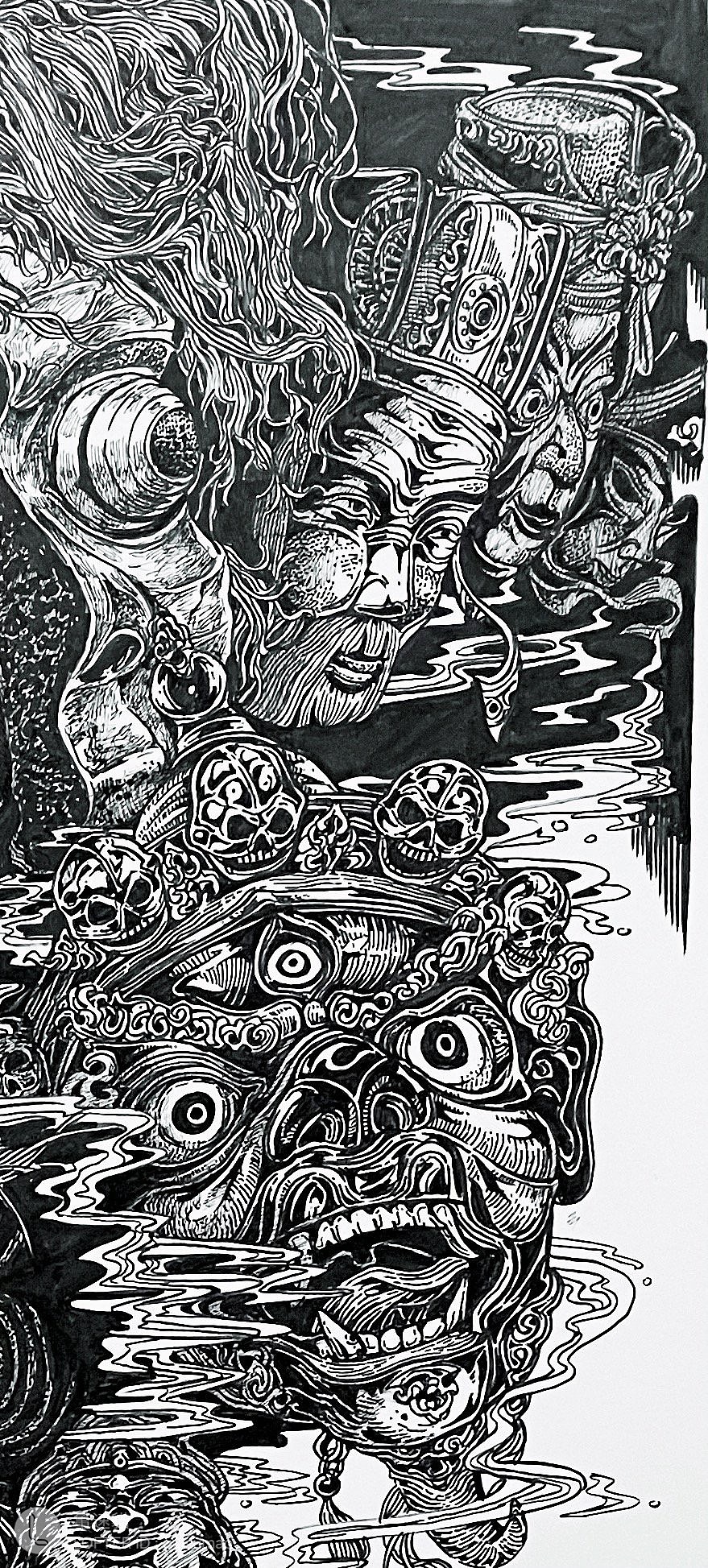 《雩舞集》黑白设定稿一