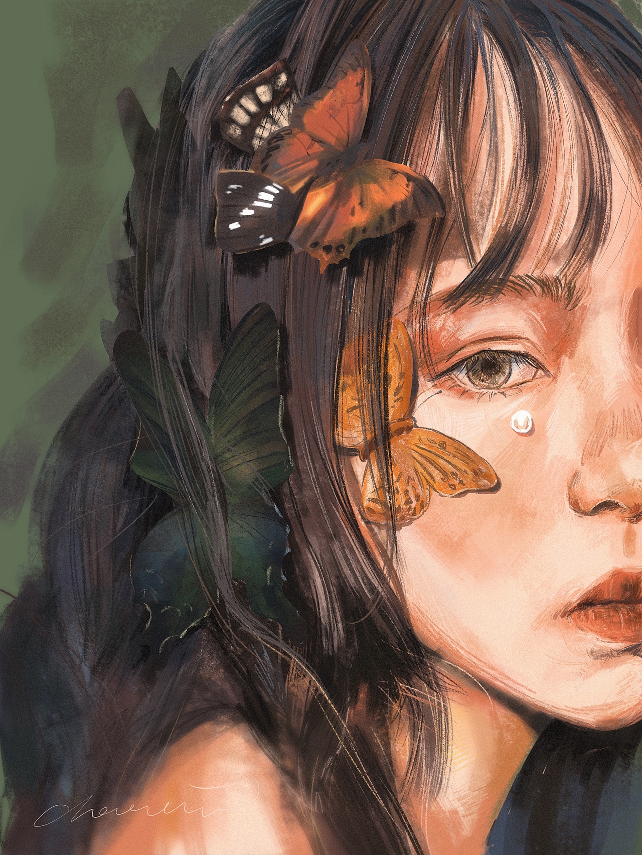 procreate人物动物画|插画|创作习作|画画的陈_原创作品-站酷zcool