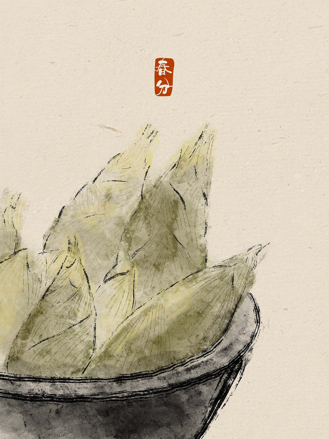 二十四节气中国风插画(完整版)