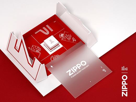 zippo礼盒设计记录