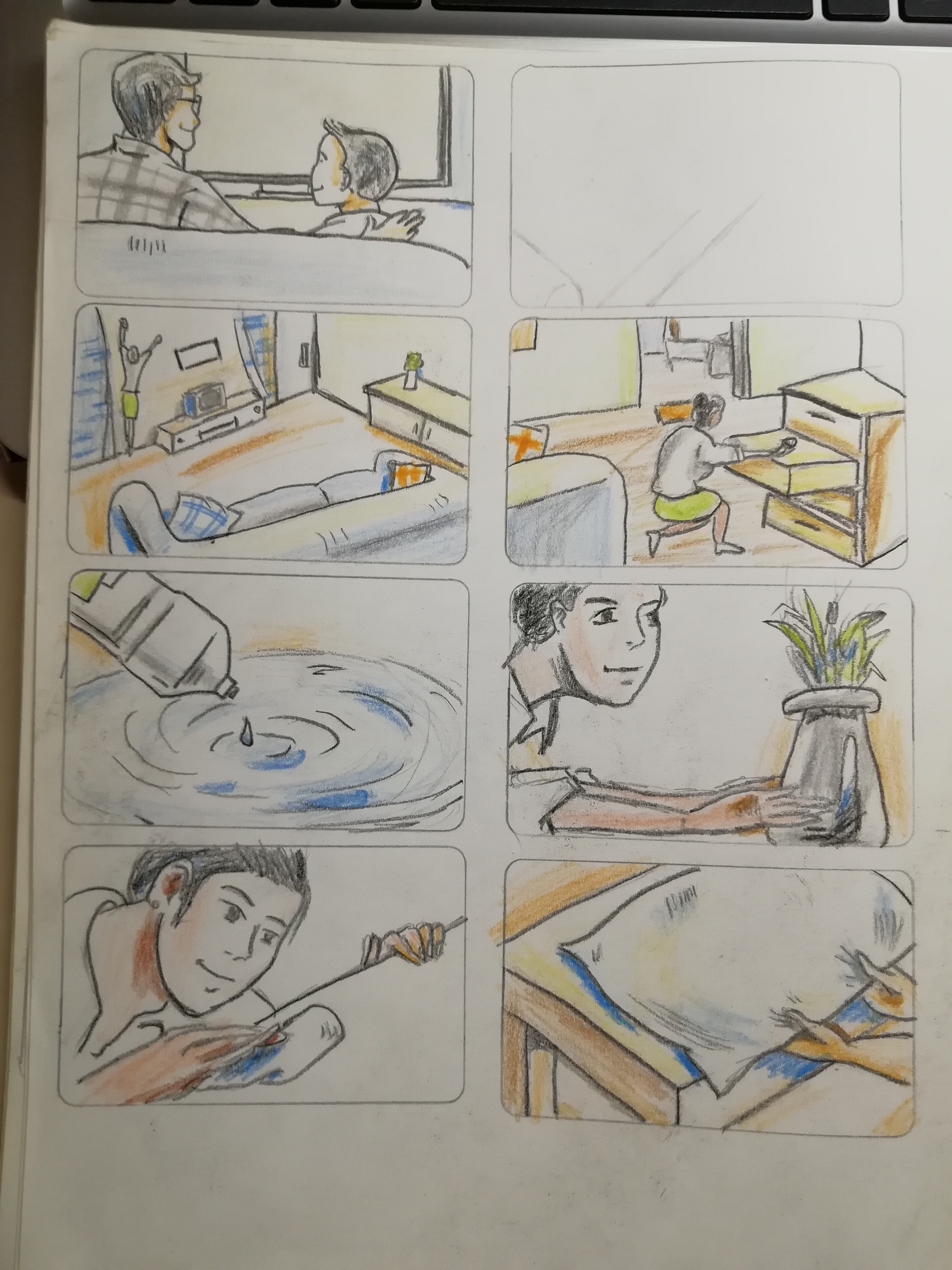 视频分镜头手绘练习|插画|绘本|x841754878 - 原创