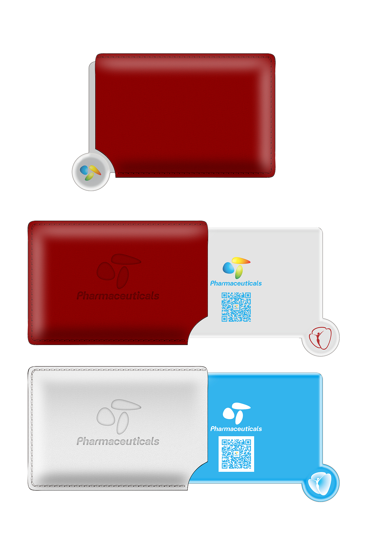 卡片小镜子红白蓝色皮套礼品包装设计-PS与AI联合精修图（图ZNTQ5MTUwNjQ=） - 包装 - 站酷设计师天天天晴小猪原创素材 - 站酷ZCOOL