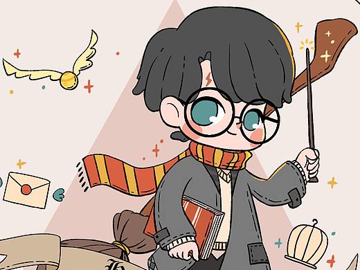 哈利波特系列插图