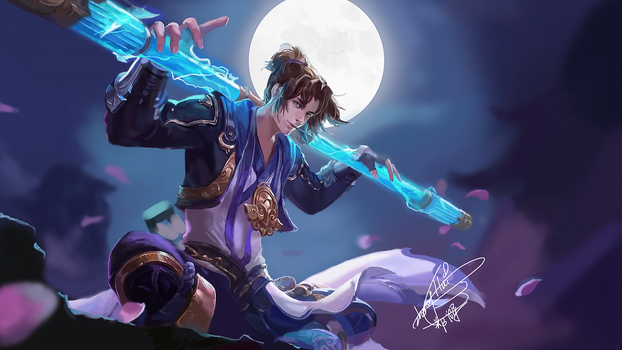 王者荣耀皮肤临摹