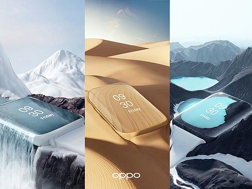 OPPO watch设计师加鸡腿海报