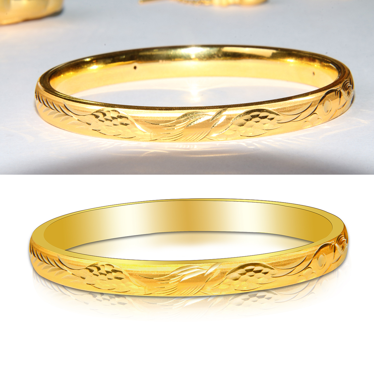 黄金镯子精修（图ZMTM1ODA3NDI4） - 修图/后期 - 站酷设计师小千代原创素材 - 站酷ZCOOL