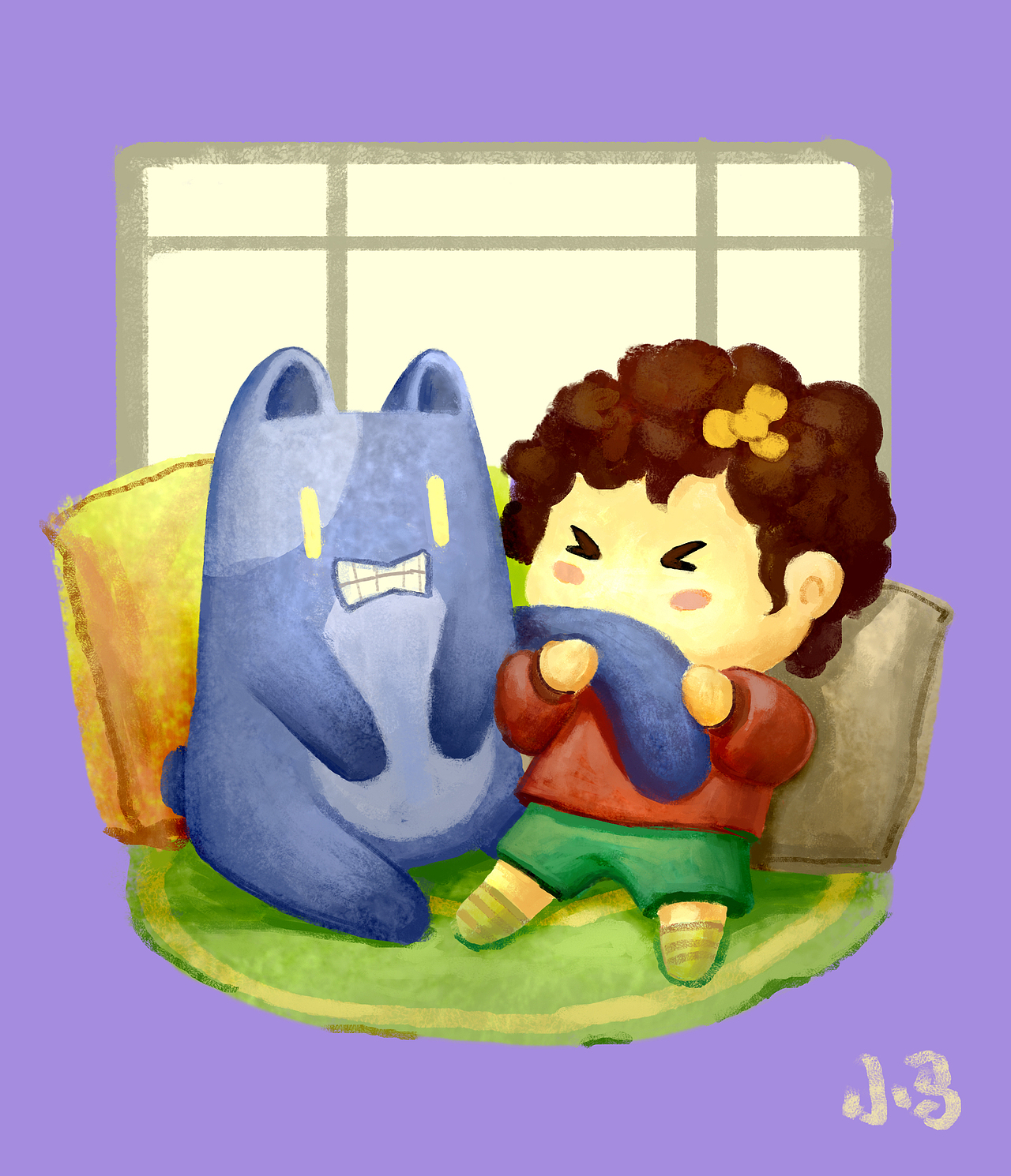 最近涂鸦~~快长大带你看看外面的世界