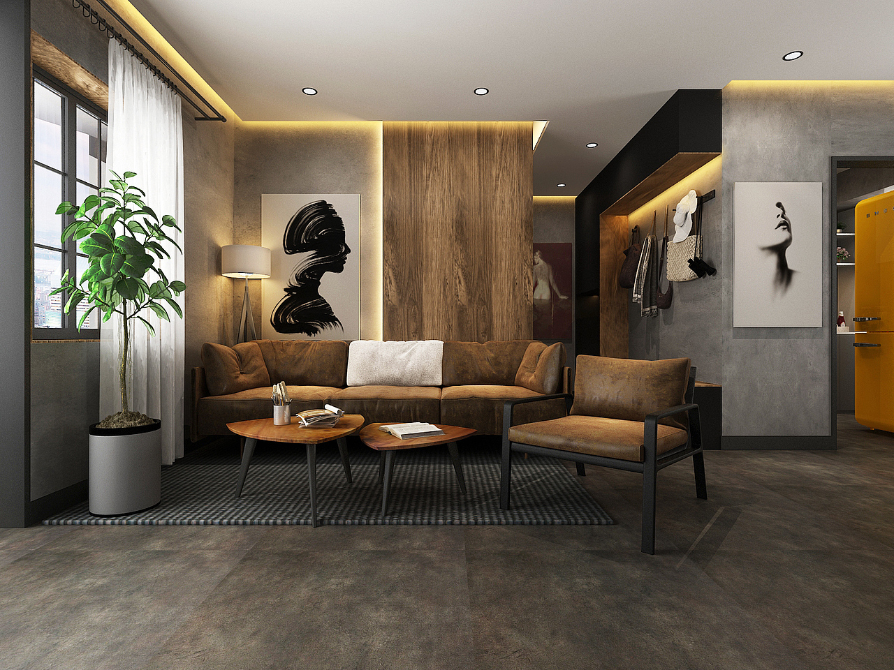 【照片级效果图写实案例】深圳南山区住宅效果图