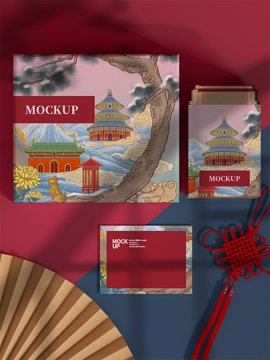 北京古建四季图（图ZMjEwMDMwNjc2） - 商业插画 - 站酷设计师画图机器1号原创素材 - 站酷ZCOOL